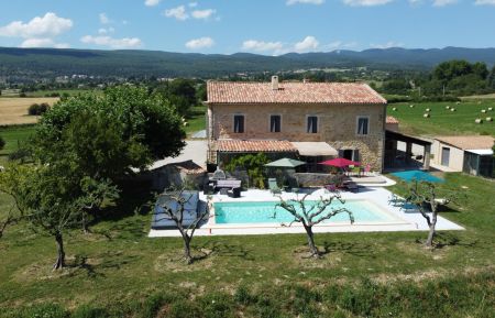 Vue de la Bastide Rimbaud Gîte n°G14482 Saint-Étienne-les-Orgues - Alpes-de-Haute-Provence - Vue de la Bastide Rimbaud