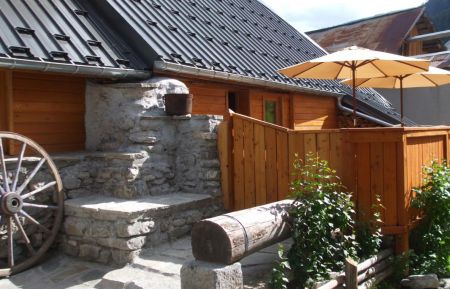 Terrasse Gîte de groupe n°G275118 Saint-Paul-sur-Ubaye - Alpes-de-Haute-Provence - Terrasse