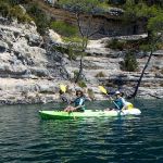 sortie kayak sur le lac d'Esparron de Verdon sortie kayak sur le lac d'Esparron de Verdon