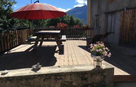 G&icirc;te n&deg;5677 Saint-Julien-en-Champsaur - Hautes-Alpes - Terrasse