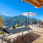 Superbe vue depuis la terrasse du Chalet des Marches