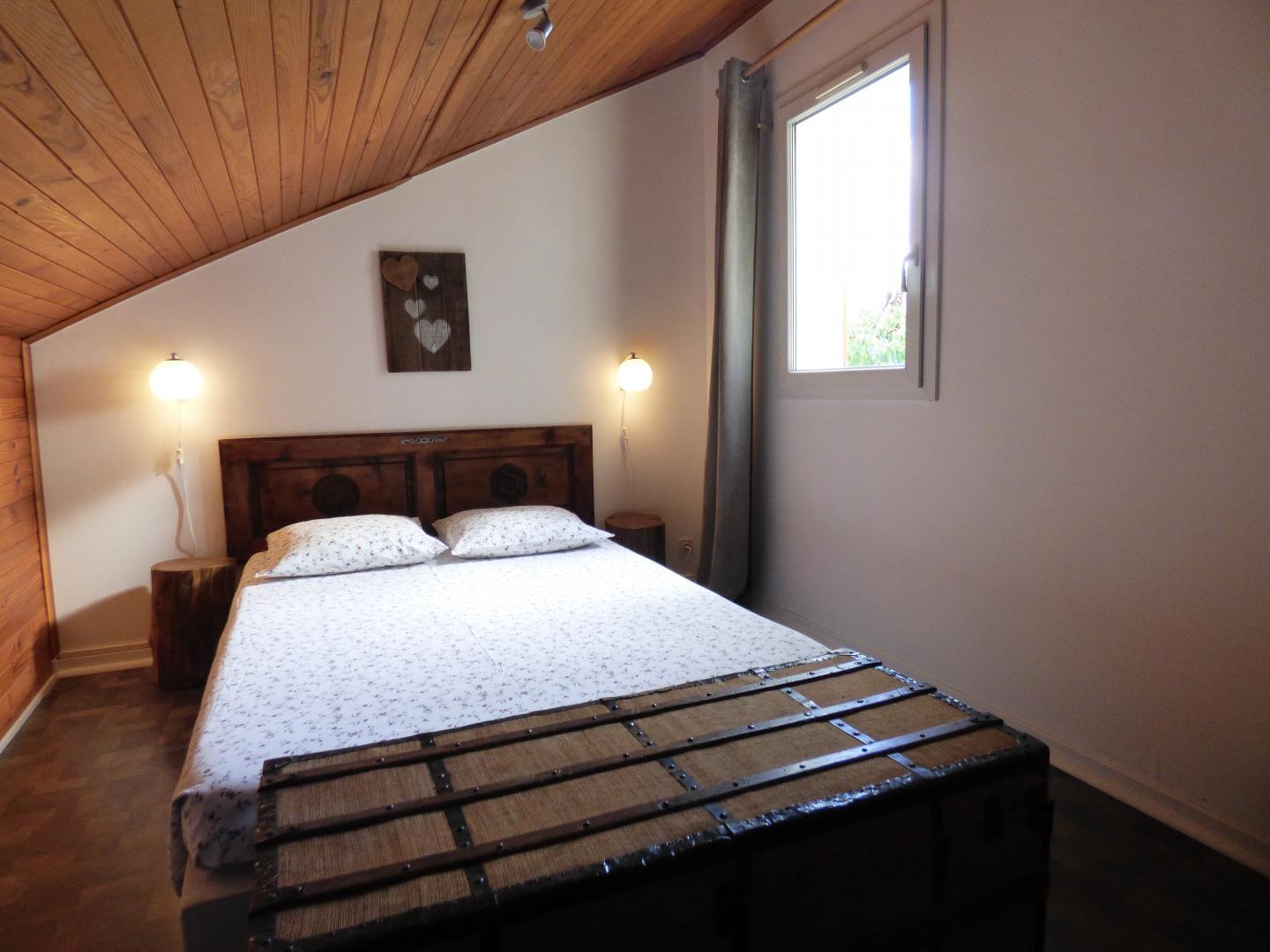 coin nuit chambre Bouquetins avec vue sur le lac photo 7