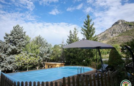 La piscine commune aux deux gîtes Gîte n°1526 Savournon - Hautes-Alpes - La piscine commune aux deux gîtes