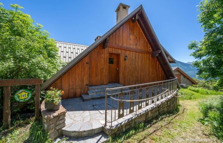 Entrée du chalet Gîte n°5084 Orcières - Hautes-Alpes - Entrée du chalet