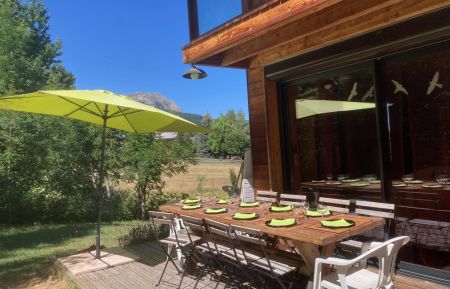 Terrasse été Gîte n°6182 Crots - Hautes-Alpes - Terrasse été