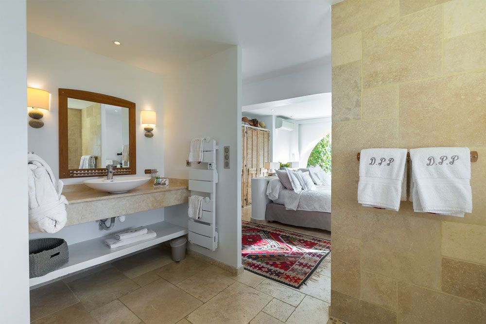 Chambre d hôte Domaine Pins Paul-Salle de Bain chambre Le Village-Eze-Gîtes de France Alpes-Maritimes photo 14