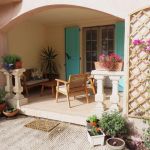 Terrasse G&icirc;te La Rose et Le Loup G&icirc;tes de France Alpes-Maritimes Speracedes