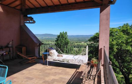 Terrasse vue imprenable Gîte n°G3218 Les Mayons - Var - Terrasse vue imprenable