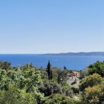 Vue sur la pointe de St Tropez