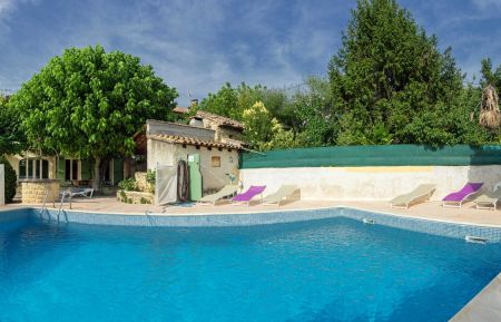 G&icirc;te n&deg;84G588 Sablet - Vaucluse - photo panoramique
piscine rectangulaire 8X5